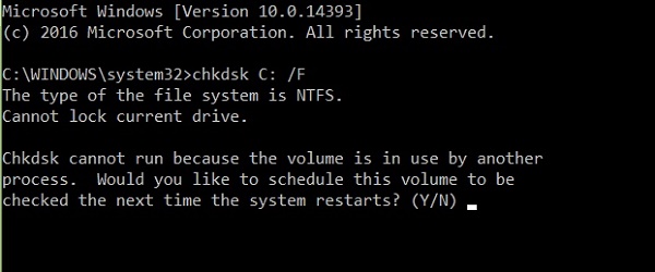 CHKDSK -- built in utility to fix and repair hard drive errors