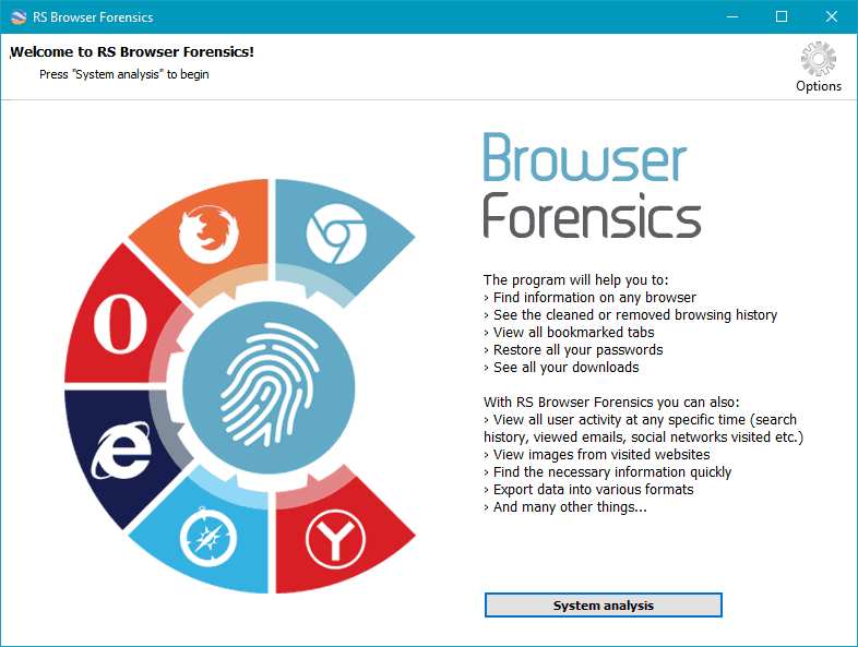 RS Browser Forensics -computer analysis