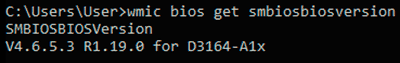 How to know the BIOS version