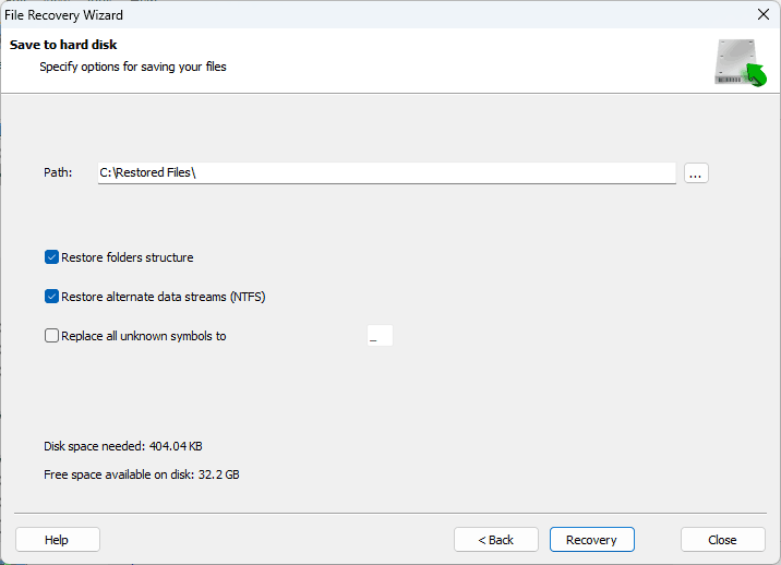 How to recover deleted data from an external hard drive