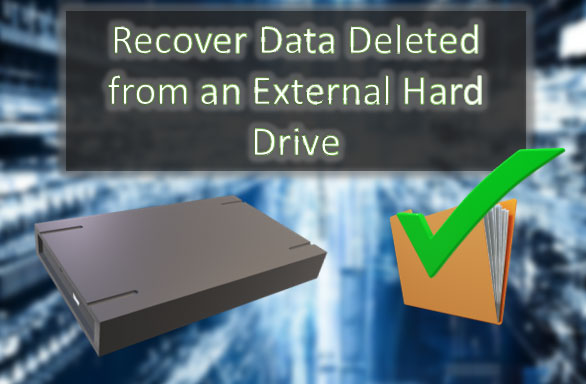 How to recover deleted data from an external hard drive