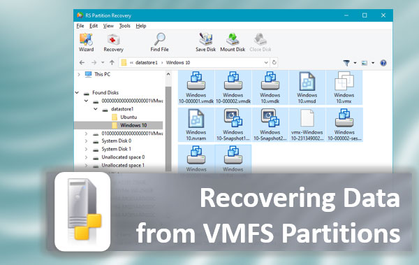 VMFS Recovery software as a solution for NFS data repair