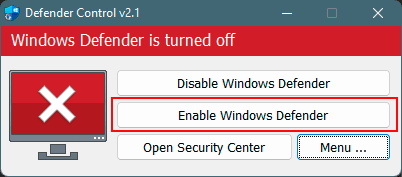 How to disable Windows 11 Defender