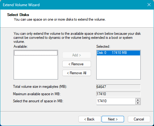 How to Increase a Disk in Windows 11
