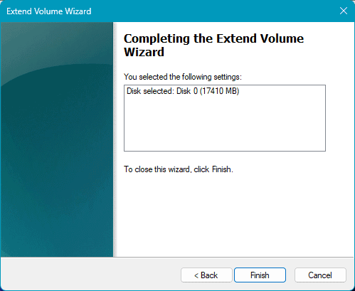 How to Extend a Disk in Windows 11