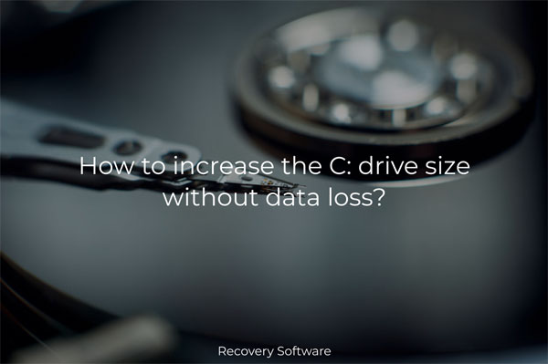 How to increase C drive space from D drive in Windows, without losing data