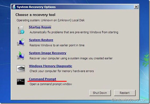 How to fix A disk read error occurred or BOOTMGR is Missing errors
