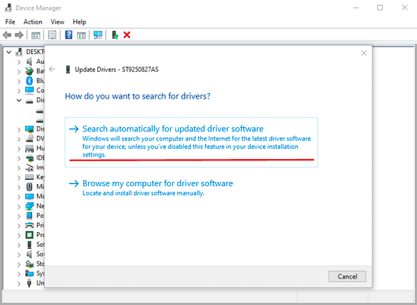 How to fix I/O drive error 