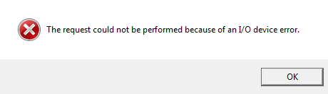 How to Fix Hard Disk I/O Device Error