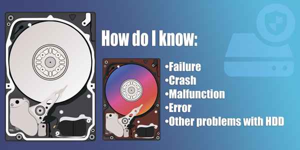 How do I know if my hard drive is damaged, malfunctioning or broken