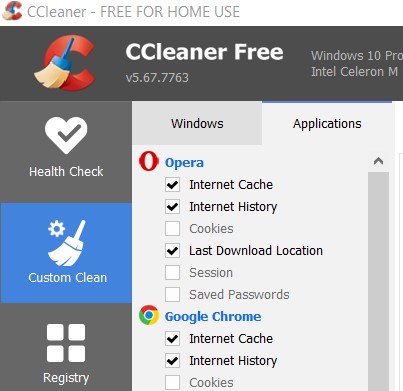 How to recover browser history after cleaning