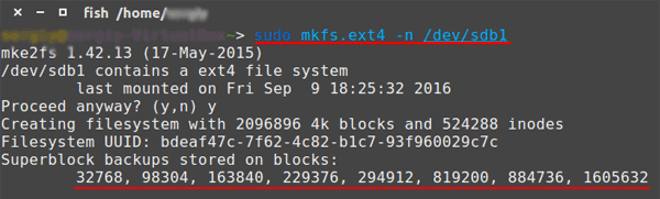 Getting the information about the drives on Linux