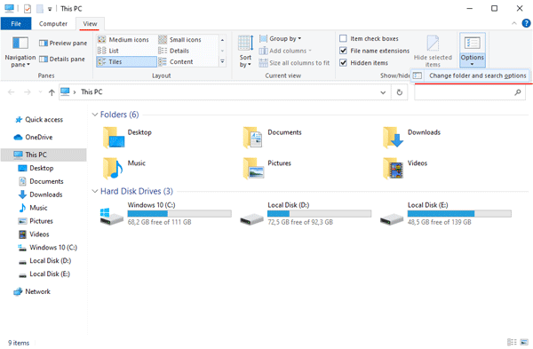Why deleted files are not appearing in the Recycle Bin