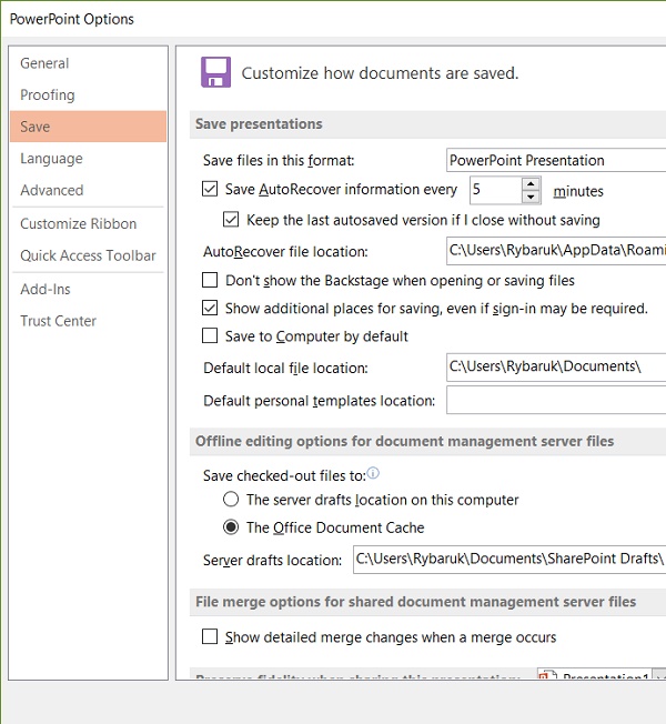How to recover an unsaved Microsoft PowerPoint presentation