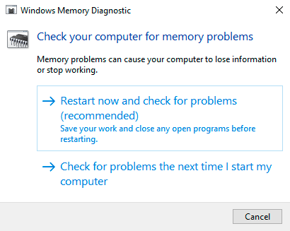 How to check RAM for errors in Windows