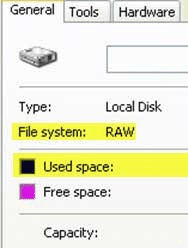 The RAW file system