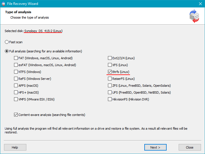 Synology RAID recovery