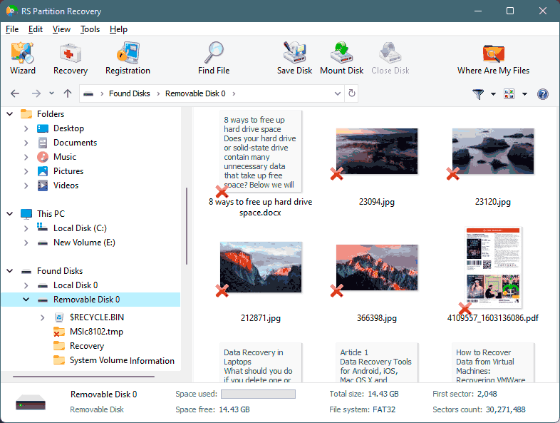 Deleted files from a flash drive, how to restore