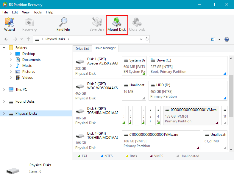 VMFS Recovery software as a solution for NFS data repair