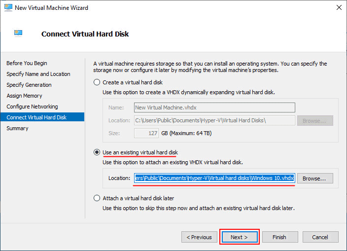 Restore Hyper-V Virtual Machine