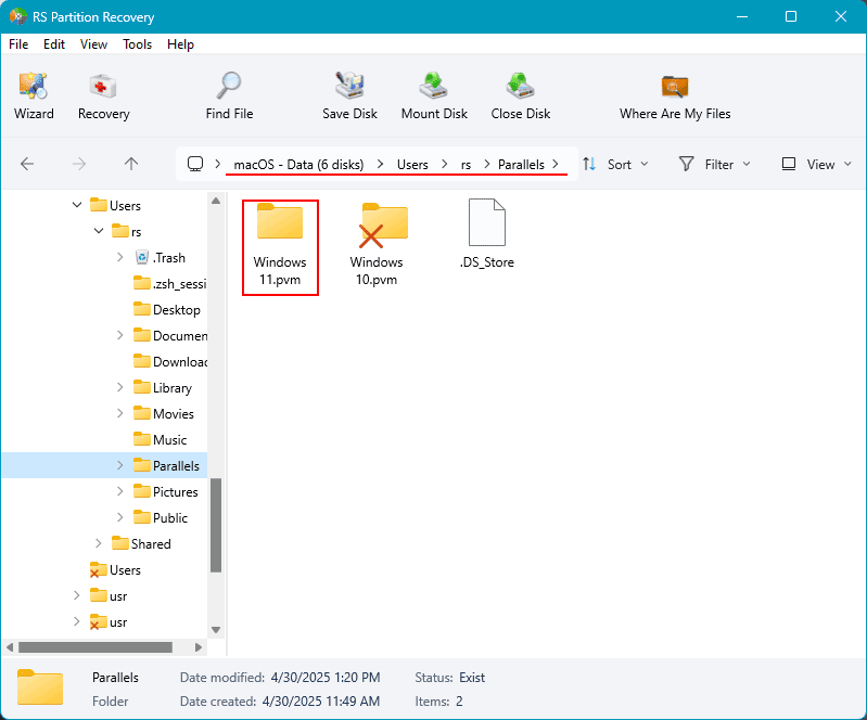 Recovering data from Parallels virtual machines Recovering data from Parallels virtual machines
