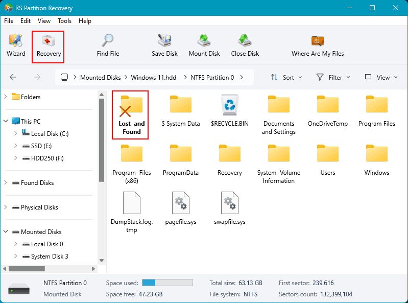 Recovering deleted files on a Parallels virtual machine Recovering deleted files on a Parallels virtual machine