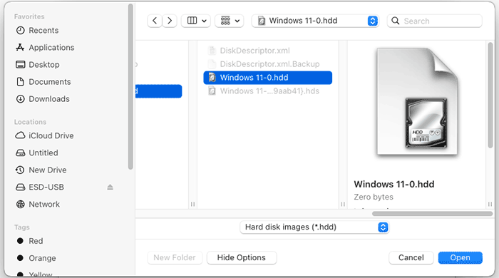 Recovering Parallels virtual machines Recovering Parallels virtual machines