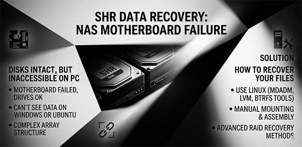 How to Recover SHR/SHR2 Array After Synology Hardware Failure