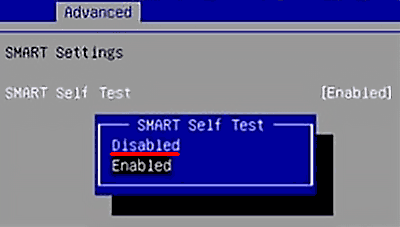 SMART error