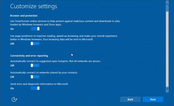 How to disable windows tracking and data collection in Windows 10