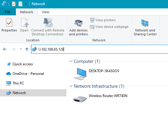 Connecting a NAS to Windows