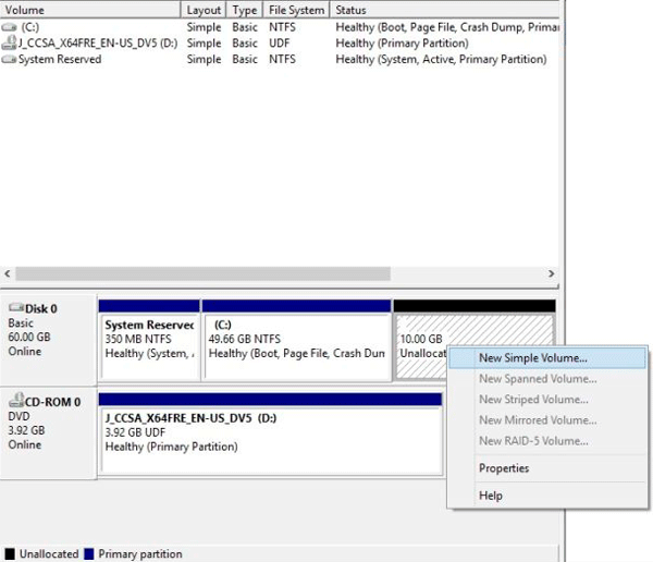 How to recover data from an unallocated space on a drive