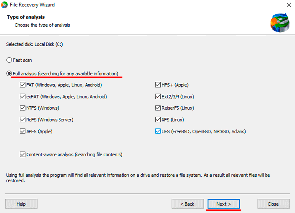 How to recover data from an unallocated space on a drive