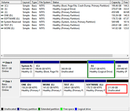 How to recover data from an unallocated space on a drive