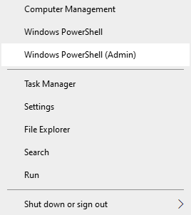 Windows PowerShell opening