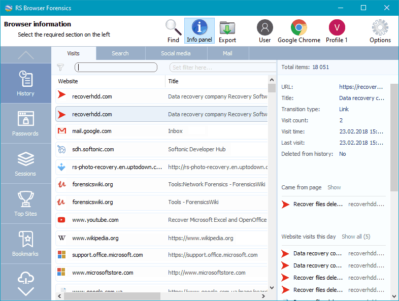 Browser Forensics Software