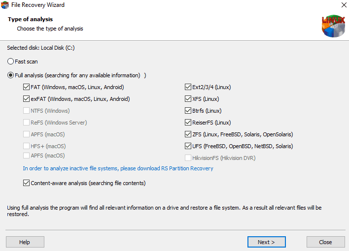 testdisk recover ext4 partition