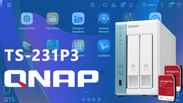 QNAP TS-231P3 2-Bay Data Recovery Service — RAID 1/0 Crash Repair