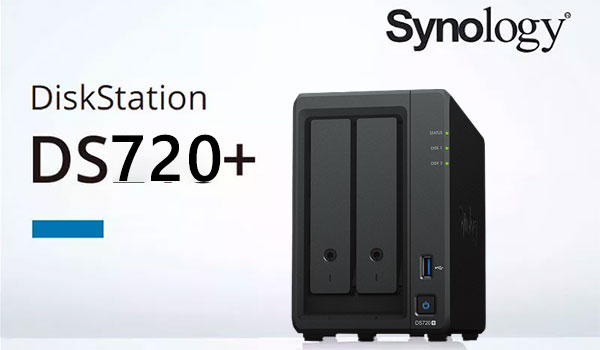 Synology DS723+ - Discstation NAS a 2 bay (AMD Ryzen™ 4 thread R1600