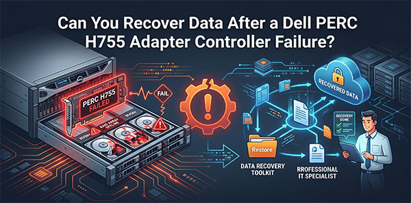 Dell PERC H755 Adapter RAID Not Showing? Causes & Recovery Solutions